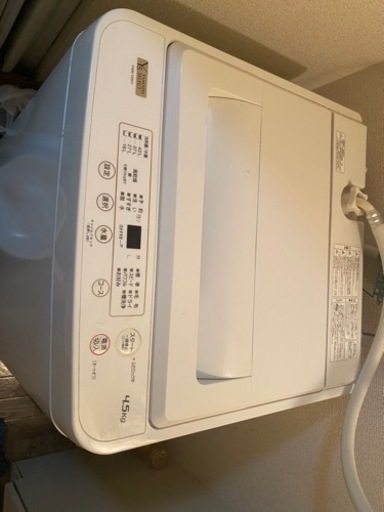 洗濯機　白