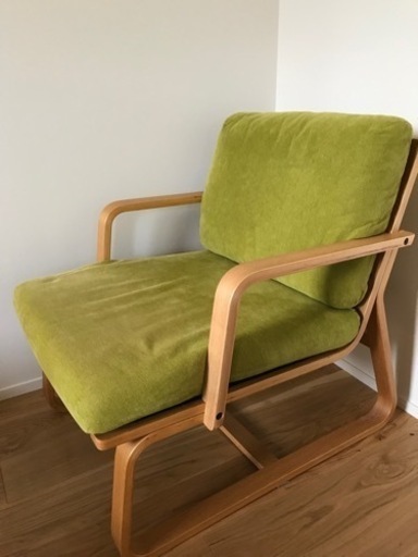 無印　ソファチェア　アームレスト＆カバー付き　1つ目