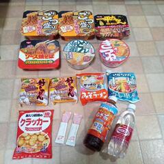 格安　カップ焼きそば　ラーメン　他お菓子ドリンク16点セット