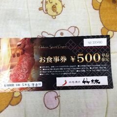 竹林　お食事券　焼肉