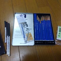 デッサン描画鉛筆　画用木炭　イレーザーセットの画像