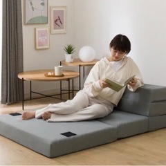 ソファになるマットレス  シングルの画像
