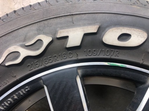 ハイエース　ホイール4本セット