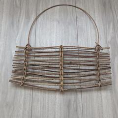 一輪挿し　木工品　あけび？　インテリア　一輪挿しの画像