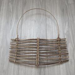 一輪挿し　木工品　あけび？　インテリア　一輪挿しの画像