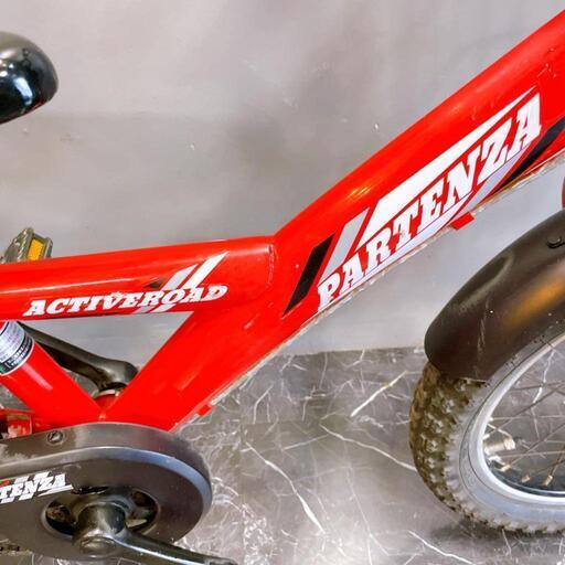 子供用自転車 子供車 PARTENZA レッド シングル 16インチ