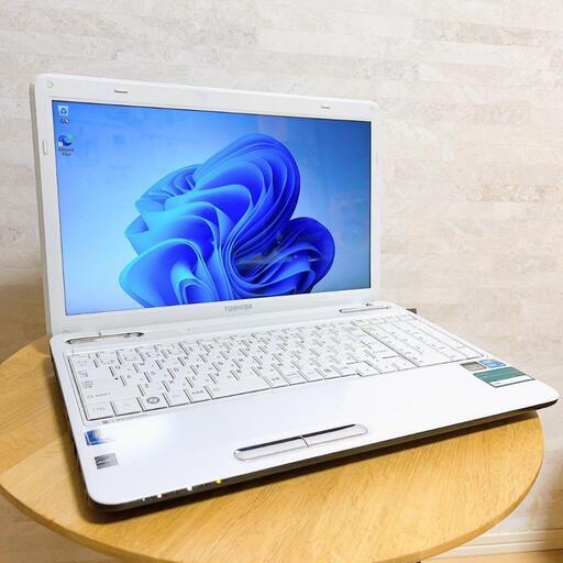 【美品】最新Windows 11 9月分②HDD320GB メモリ4GB 東芝　ノートパソコン