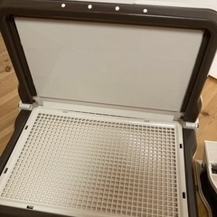 【お話中です】　ペット用　L型トイレトレー　2個の画像