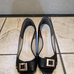 22.5センチ　ESPERANZA　黒パンプス
