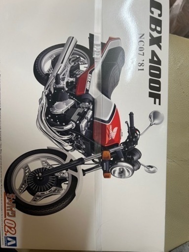 CBX400F プラモデル　3台