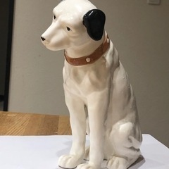 Victor  ニッパー犬 陶器 置物の画像