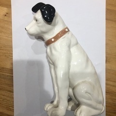 Victor  ニッパー犬 陶器 置物の画像
