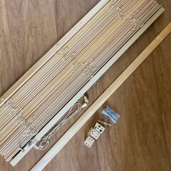 IKEA LINDMON ウッドブラインド W100㎝×H155...