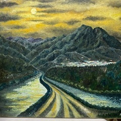 油絵　絵画　原画　風景画　キャンバス　F3 F4 F6 F8 F10