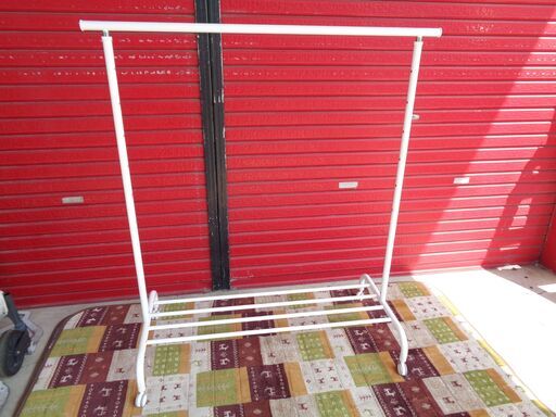 IKEA　RIGGA ハンガーラック　ホワイト　中古美品