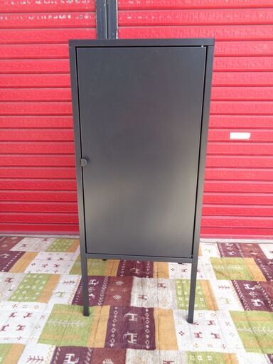 IKEA　LIXHUT キャビネット　メタル/チャコール　中古美品