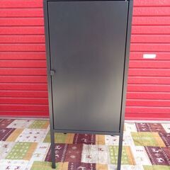 IKEA　LIXHUT キャビネット　メタル/チャコール　中古美品