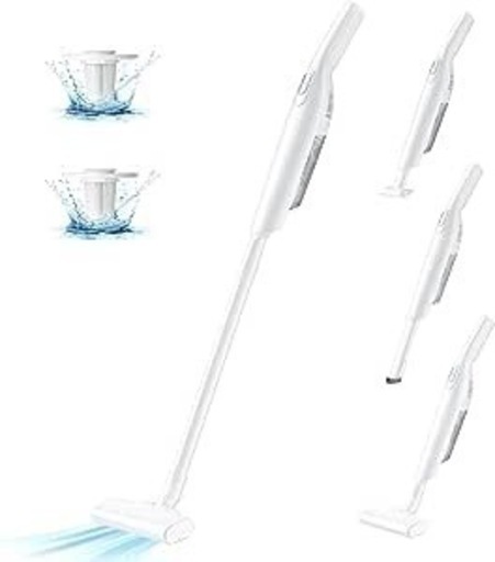 新品未使用✨ 掃除機 スティック 12000pa 超強力吸引 コードレスライト付 超軽量　スタイリッシュ おしゃれ