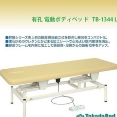 高田ベッド　有孔電動ボディベッド　TB-1344U　【電動昇降ベッド】の画像