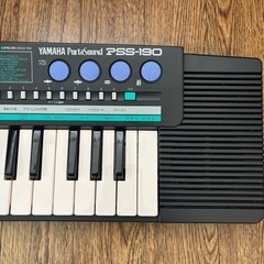 テクノ　リズムマシン付きキーボードyamaha pss190 ポーターサウンドの画像