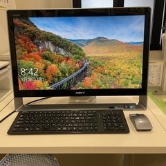 SONY VAIO 一体型 Win10 24型ワイド 地デジ視聴OK