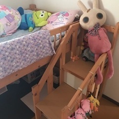 子供用ロフトベッドの画像