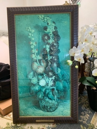 ゴッホ　レプリカ　タチアオイ