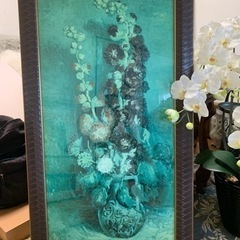 ゴッホ　レプリカ　タチアオイ
