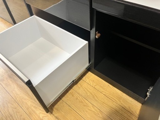 9/7値下げ致しました！⭐️人気⭐️ 大川家具 2面レンジボード No.4325