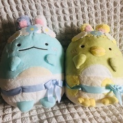 すみっこぐらしぬいぐるみ二個セットの画像