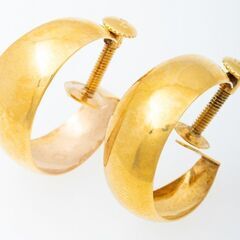 K18 デザインイヤリング 品番y22-29の画像