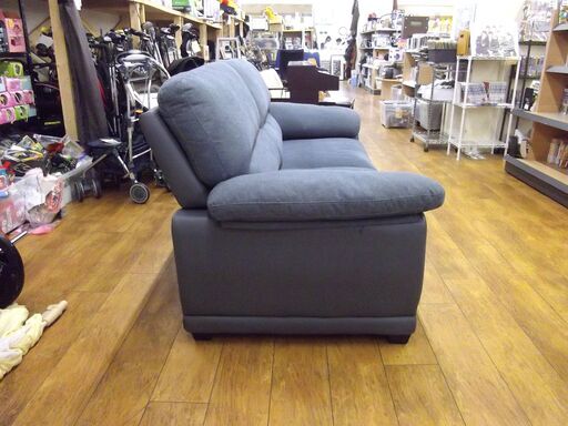 ニトリ 3人掛けソファ 幅200×奥行90×高さ90cm 3P SOFA WALL2 ファブリック 布 長椅子 札幌 厚別店