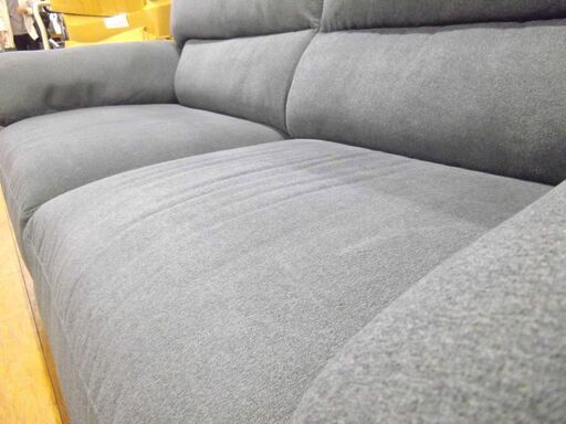 ニトリ 3人掛けソファ 幅200×奥行90×高さ90cm 3P SOFA WALL2 ファブリック 布 長椅子 札幌 厚別店