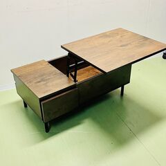 【美品】リフティングテーブル  昇降式テーブル おしゃれ リモー...