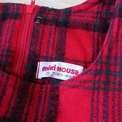 MIKI HOUSE　ワンピース(120㌢)決まりましたの画像