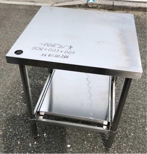 ⭐︎中古品　作業台　600×600×800mm  厨房用品⭐︎