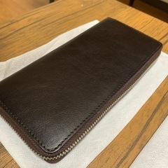 【取引中】焦茶財布　お譲りしますの画像
