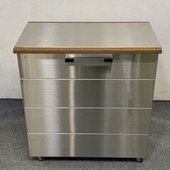 papperskorg/パペルスコルク CUBOID ダストボックス ダブル PA-1N 中古家具 店頭引取歓迎 R7434の画像