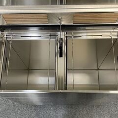 papperskorg/パペルスコルク CUBOID ダストボックス ダブル PA-1N 中古家具 店頭引取歓迎 R7434の画像