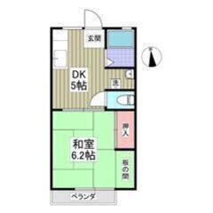 💖初期費用8万円対応💖●東武伊勢崎線「木崎」駅徒歩31分●🌟1DK●🎵管理番号「207602」 - 太田市