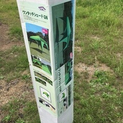 新品未開封　ワンタッチ　タープテント　UV  3X3mの画像