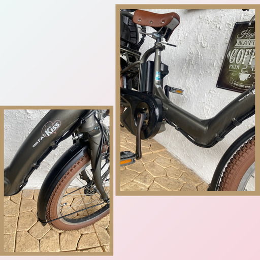 BBG　電動自転車　ヤマハ　パス　キッス　２０インチ　子供乗せ