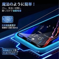 iPhone13 / iPhone13pro 用 ガラスフィルム 2枚セットの画像