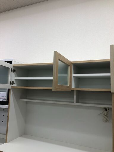 ☆ジモティ割あり☆ ナチュラル 食器棚 W119×D53×H192 クリーニング