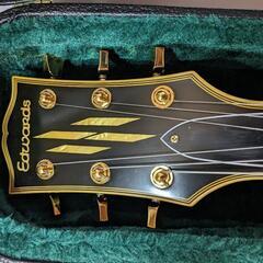 極美品　エドワーズ　Edwards E-SA-180LTC Black ESP セミアコ ES-335 ハードケース付属　GOTO　ロックペグ　の画像
