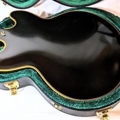 極美品　エドワーズ　Edwards E-SA-180LTC Black ESP セミアコ ES-335 ハードケース付属　GOTO　ロックペグ　の画像