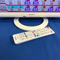 【動作保証あり】SHARP AQUOS 2016年 LC-19K30 19V型 液晶テレビ【管理KRT223】の画像