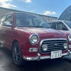 ダイハツ ミラジーノ 5MT 黒革 白フォグ