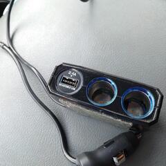 決定しました。2連シガーソケット、USB