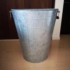 IKEA シルバーバケツ